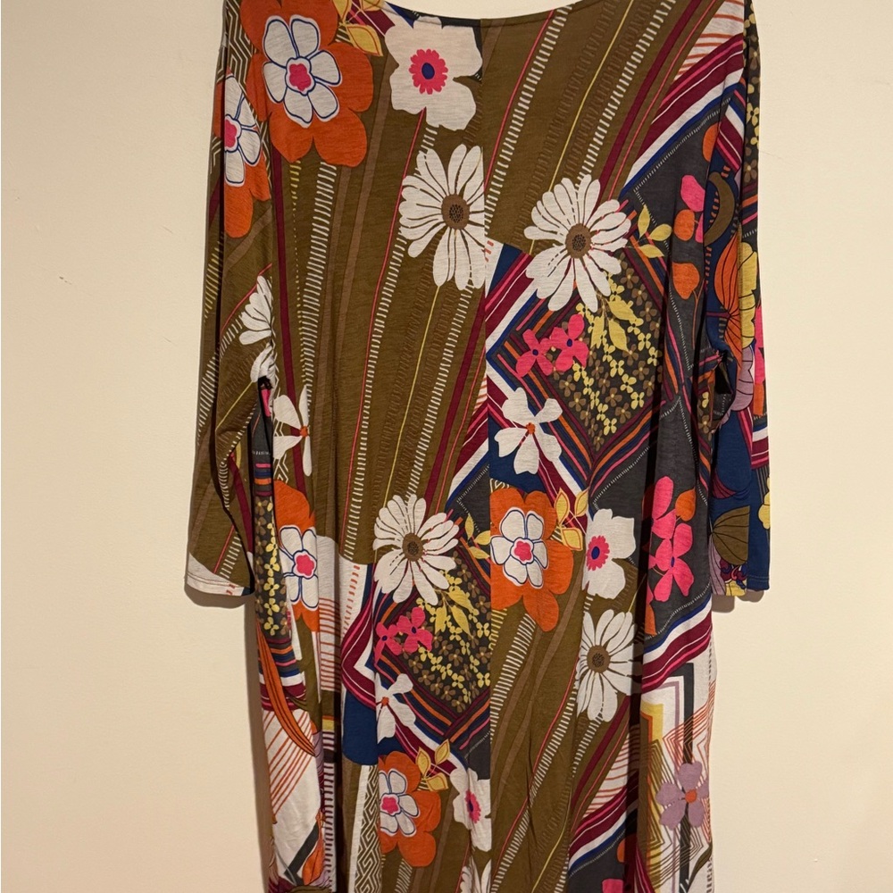 Honeyme Multicolor Floral Dress - Picture 2 of 3